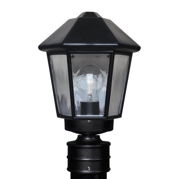 Besa Lighting Costaluz, 3272 Series Post, Black 1x75W Incandescent 327257-POST